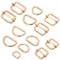 Vierkante Anti-oxyderende Metaald-vormige ringen Gouden Tearproof Roestvrij voor Bagageriemen