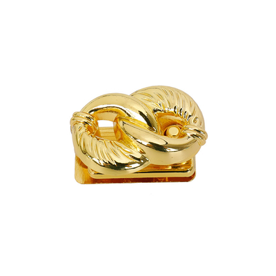 Helder goud verpakt metalen zakslot Accessoires Decoratieve fitting voor handtas