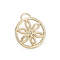 Lichtgewicht Gouden Cirkel van de de Meetkundehandtas van de Tegenhangerbloem DIY de Decoratiehardware