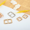 Gesp Antiwear ISO9001 van de rugzak de Gouden Vierkante Riem