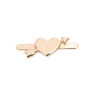 Cupido Hart Pijl Vorm Handtas Lock Hardware Portemonnee Metalen Slot Decoratief