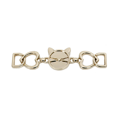 Kat Oren Hart Vorm Rugzak Ketting Accessoires Tas Vervangende Metalen Ketting